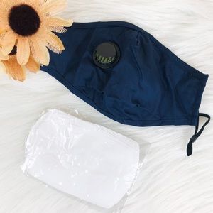 1/$13❗️2/$24❗️3/$33‼️NAVY VALVE FACE MASK- mask